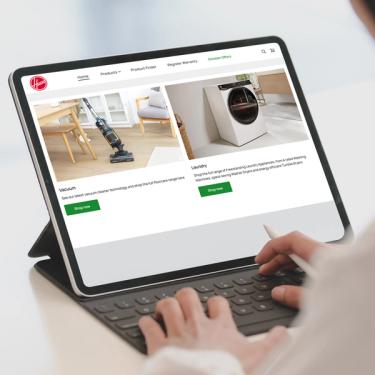 Hoover webpage