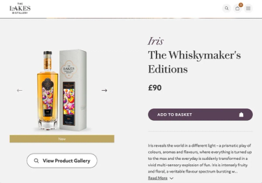 Lakes Distillery Web Page