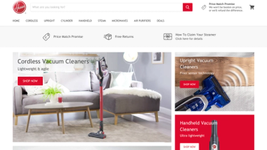 Hoover webpage