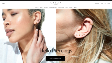 Orelia web page