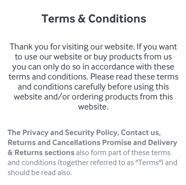Ts & cs