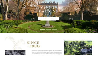Highgrove website