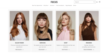 Regis webpage