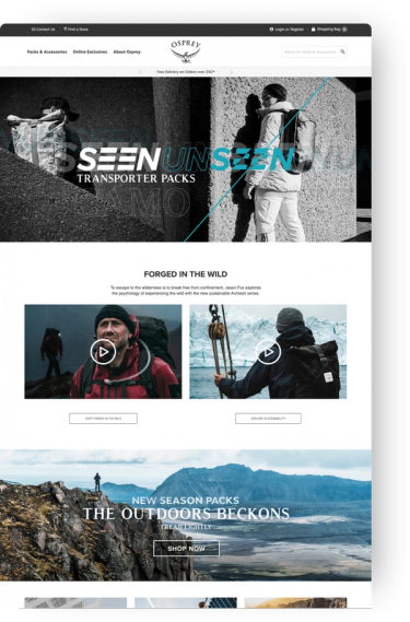 Osprey webpage