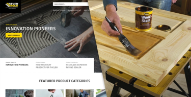 Everbuild webpage
