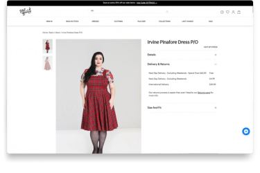 Hell Bunny webpage